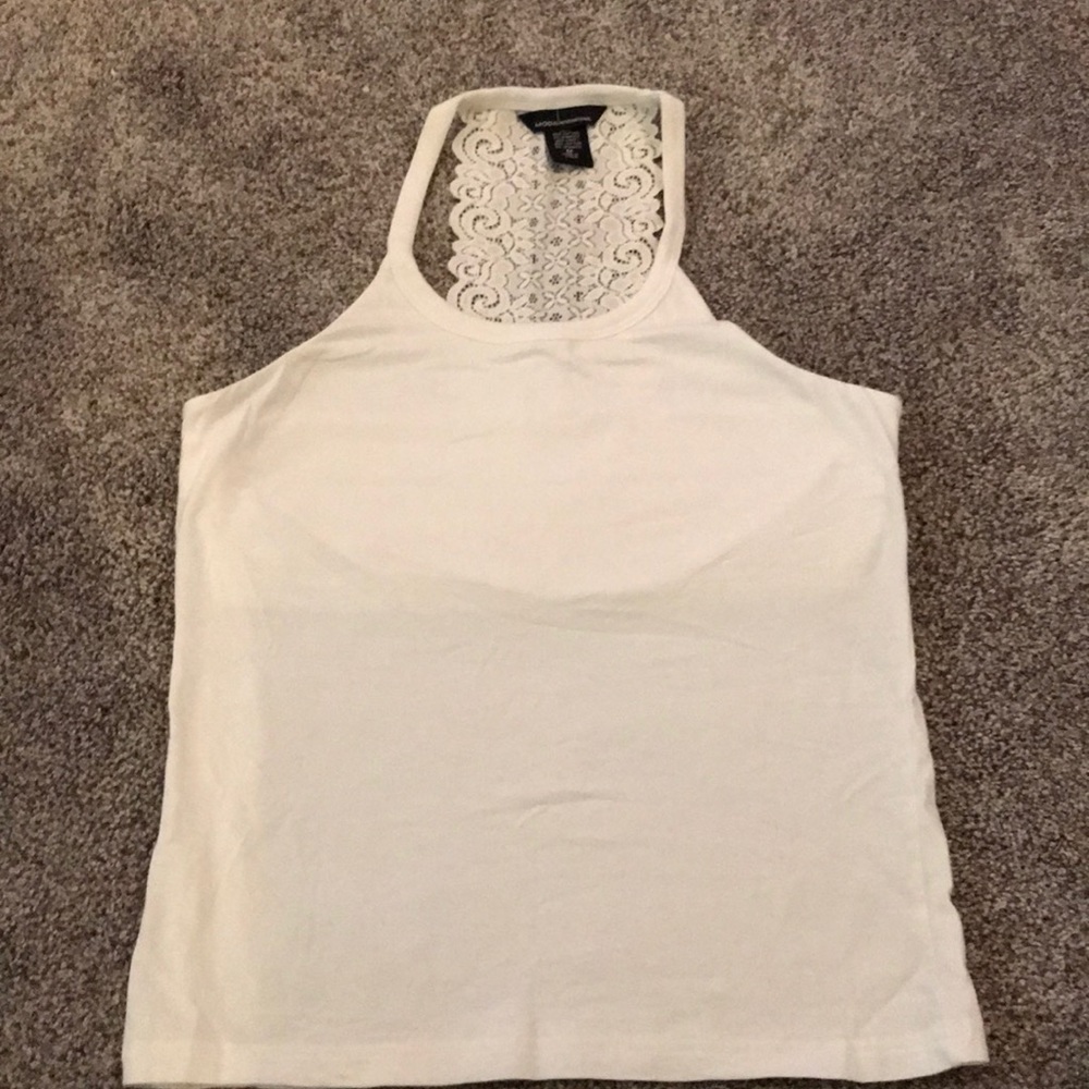 Lace racerback tank